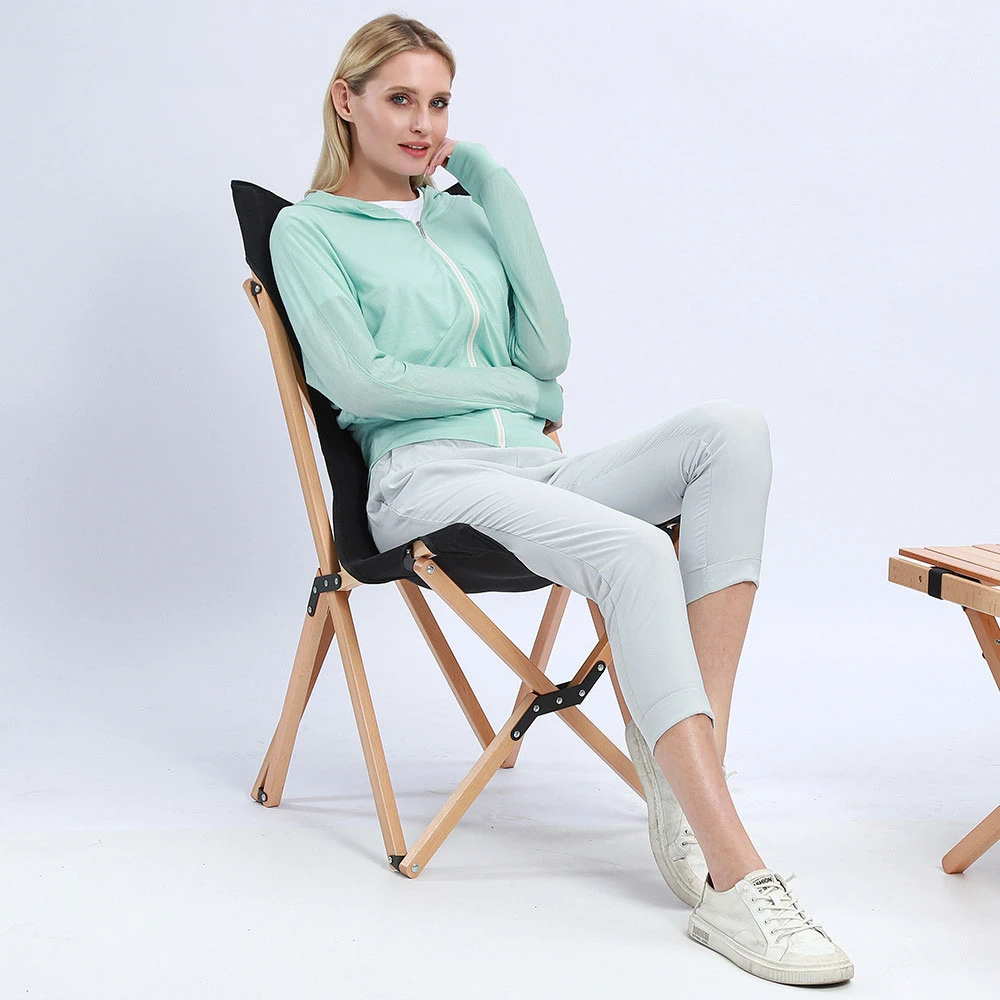 

Portable Outdoor Camping Folding Director's Chair with Side Table Lightweight Aluminum Frame-Supports 300lbs for Beach Camping