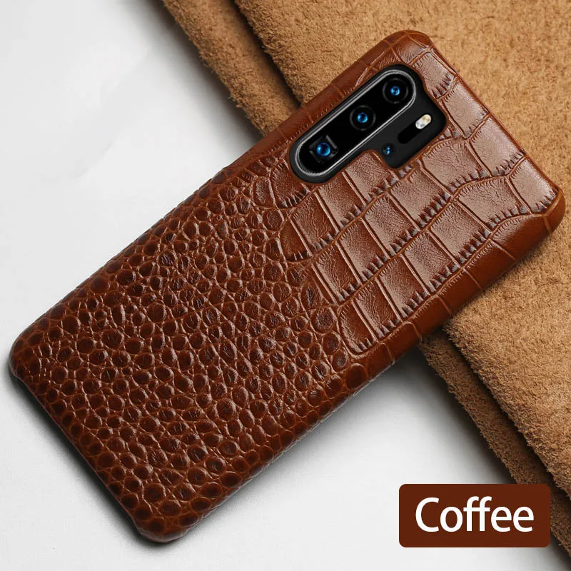 Воловья кожа чехол для телефона huawei mate 10 30 P10 P20 P30 для Honor 7X8X9X9 10 lite 20 Pro Y9 Y6 P Smart кожаная задняя крышка