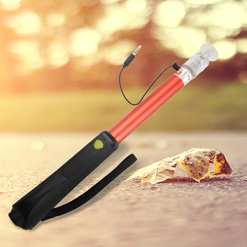 Горячая Распродажа Новый стиль Высший сорт проводное управление селфи палка