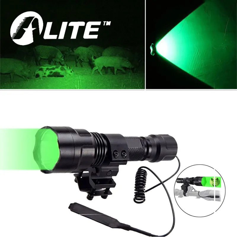 TMWT Hunting Fishing Tactical Flashlight Use 18650 XPE LED Powerful Green Red Flash Light Torch Lamp for Camping | Освещение