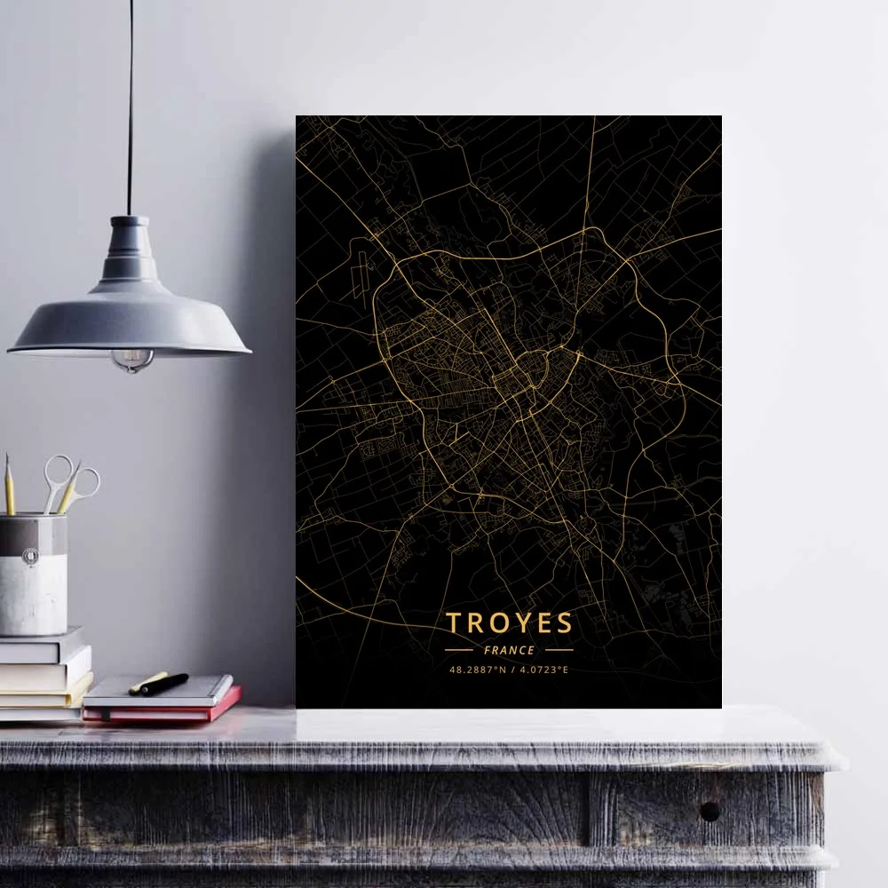 

Troyes Valence Valenciennes France Poster