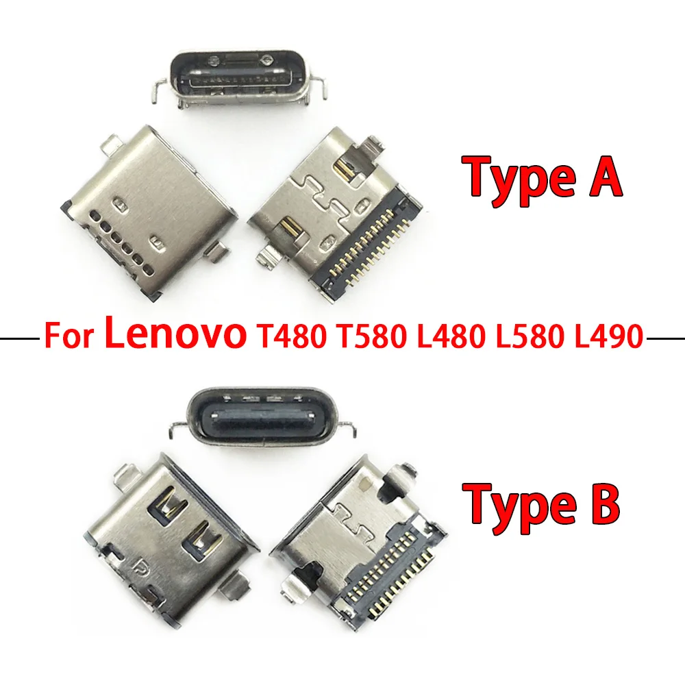 

1-10pcs USB Type-c USB 3.1 Charging Port Socket Connector USB-C Jack For Lenovo T480 T580 L480 L580 L490 Power Interface
