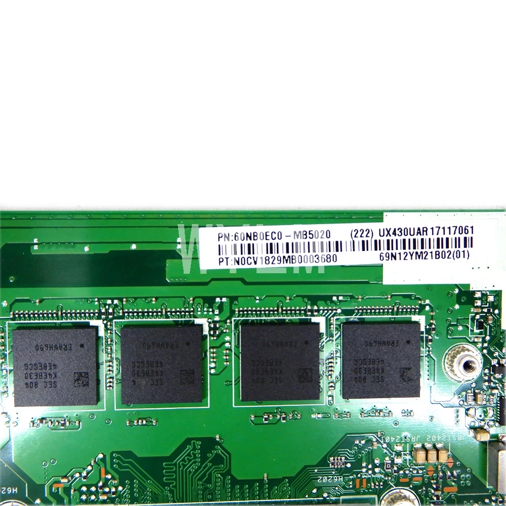 ux430uar ux430un i5 8250cpu 8gb ram for asus ux430u ux430uar ux430ua ux430un laptop motherboard rev2 0 100 test free global shipping