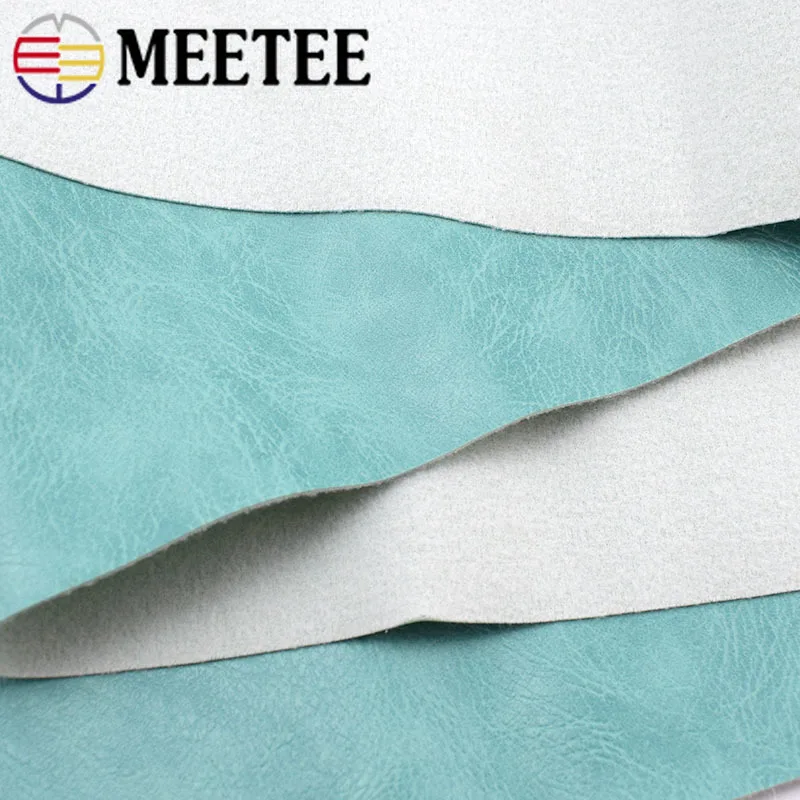 Искусственная Синтетическая кожаная ткань Meetee 50*136 см для шитья сделай сам