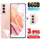 Гидрогелевая пленка 1-3 шт., защитная пленка для Samsung Galaxy S21, Защитная пленка для экрана камеры samsung galaxy s21 plus s 21, пленка для объектива