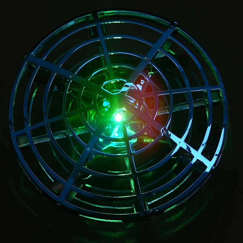 Mini Dron teledirigido OVNI con sensor manual de inducci&oacute;n, modelo de helic&oacute;ptero cuadric&oacute;ptero el&eacute;ctrico port&aacute;til, juguete infantil-3