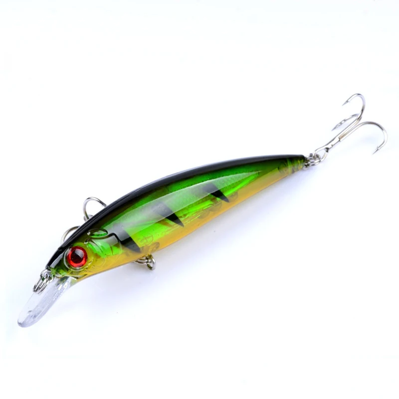 color-3 Новая модель Minnow topводяные шарики для рыбалки приманка Лазерная рывка жесткая приманка с крючком BKK 3D глаза megabass Троллинг воблер dynabait - Цвет: color-3