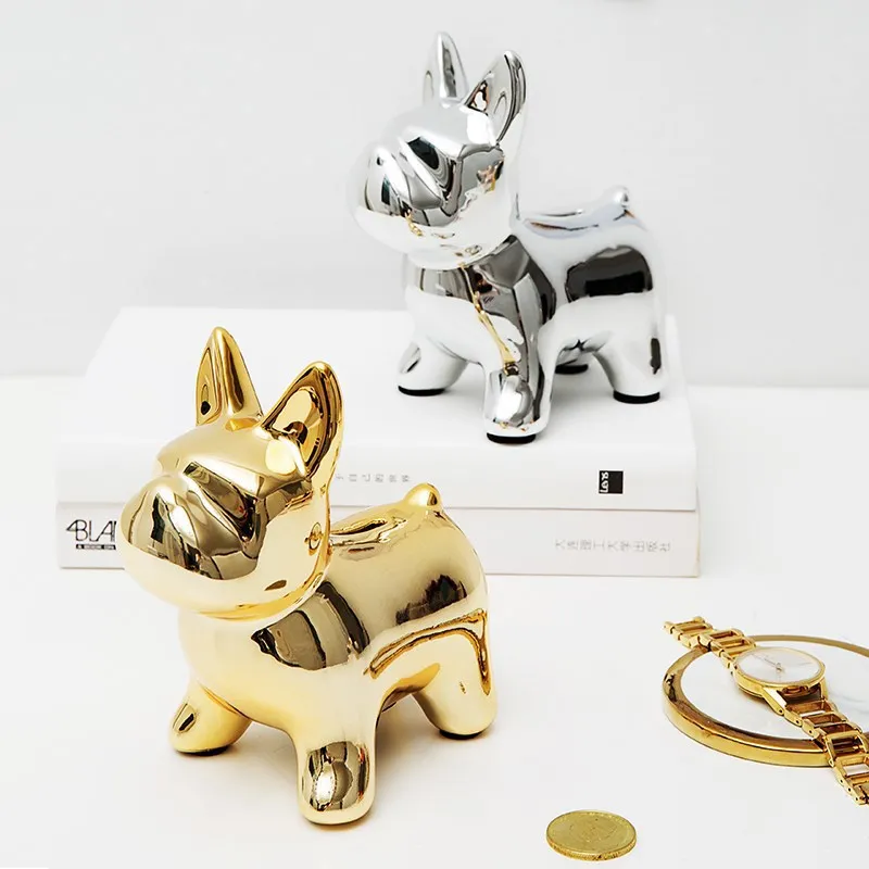 Керамика бульдог ювелирные изделие украшение творческой личности бак для