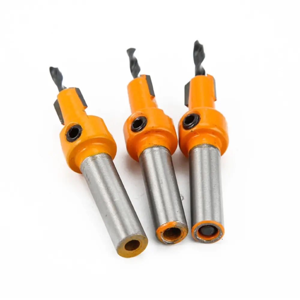 1pcs 8mm Shank HSS Woodworking Countersink Router Bit Set Screw Extractor Remon Demolition for Wood Milling | Инструменты