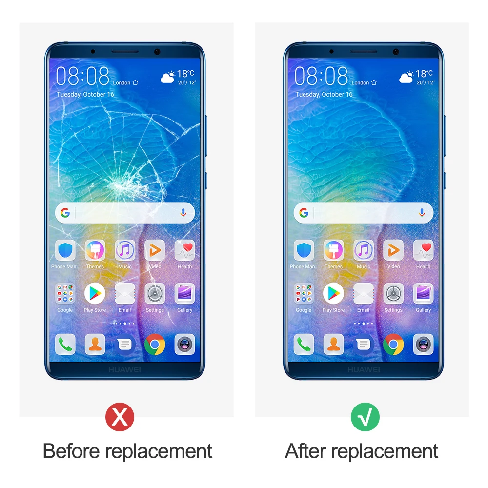 ЖК дисплей 6 0 дюйма для Huawei Mate 10 Pro экран с сенсорным дигитайзером замены дисплея
