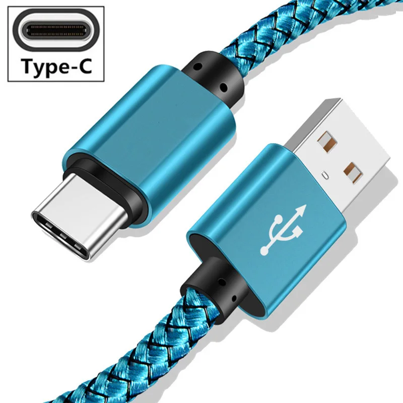 Кабель USB Type-C для Xiaomi Redmi Note 10 9 S 8 T 7 Pro Samsung S20 FE C кабель 2 4 А быстрая зарядка зарядное