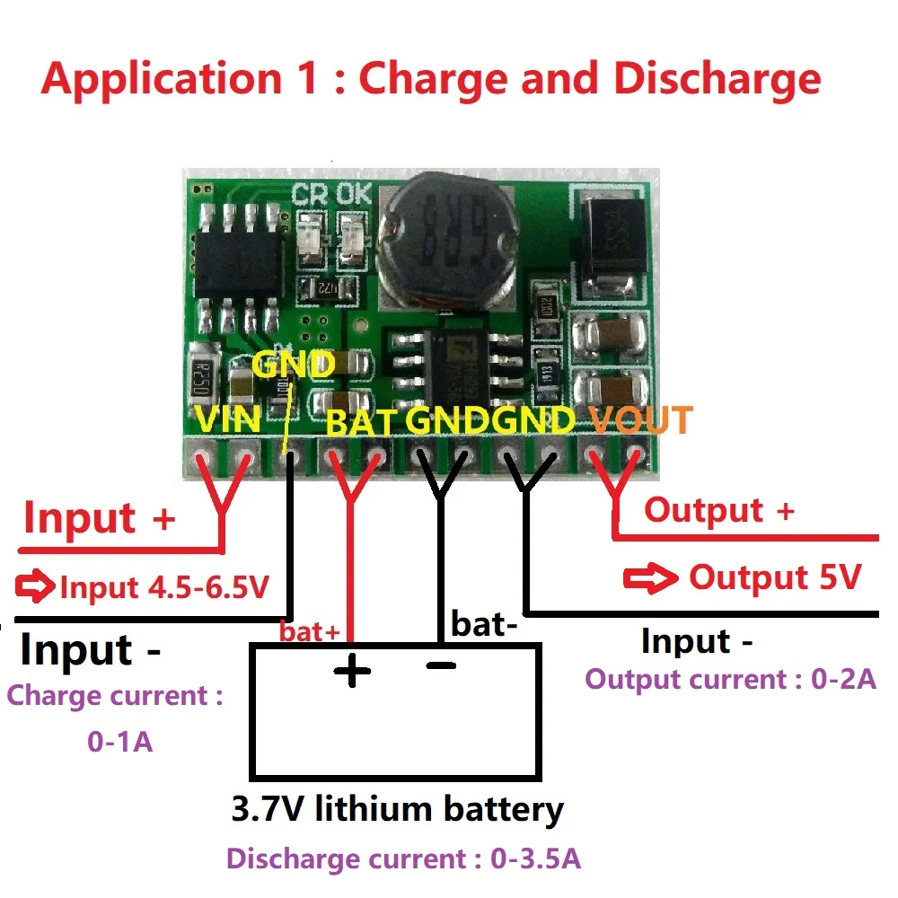 5V/2.1A из UPS мобильный Мощность Diy доска Зарядное устройство и повышающий конвертер