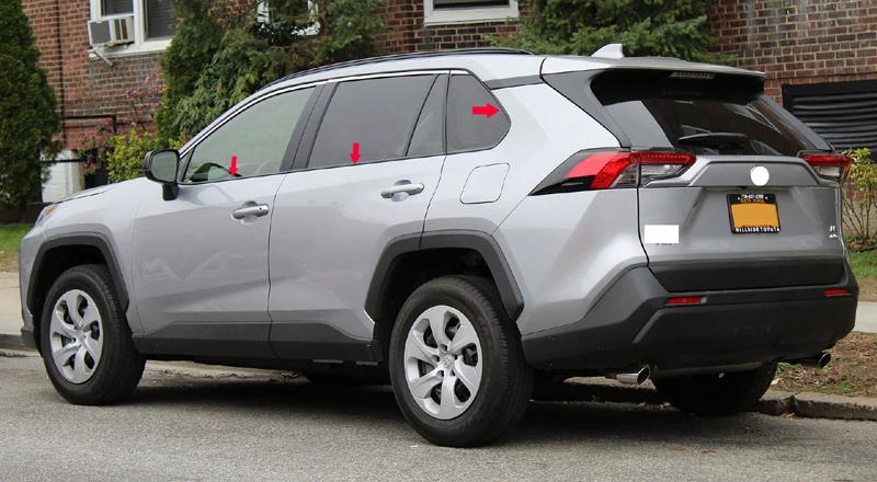 Декоративные аксессуары для TOYOTA Rav4 2019 2020 наклейка кузова из нержавеющей стали
