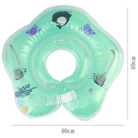 baby swimming ring seat neck ring cute tube safety infant float circle inflatable flamingo water toys bathing accessories