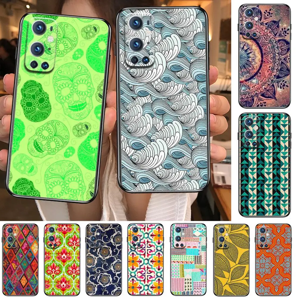 

Vintage Indian Floral Henna Mandala Yoga Ethnic For OnePlus Nord N100 N10 5G 9 8 Pro 7 7Pro Case Phone Cover For OnePlus 7 Pro 1
