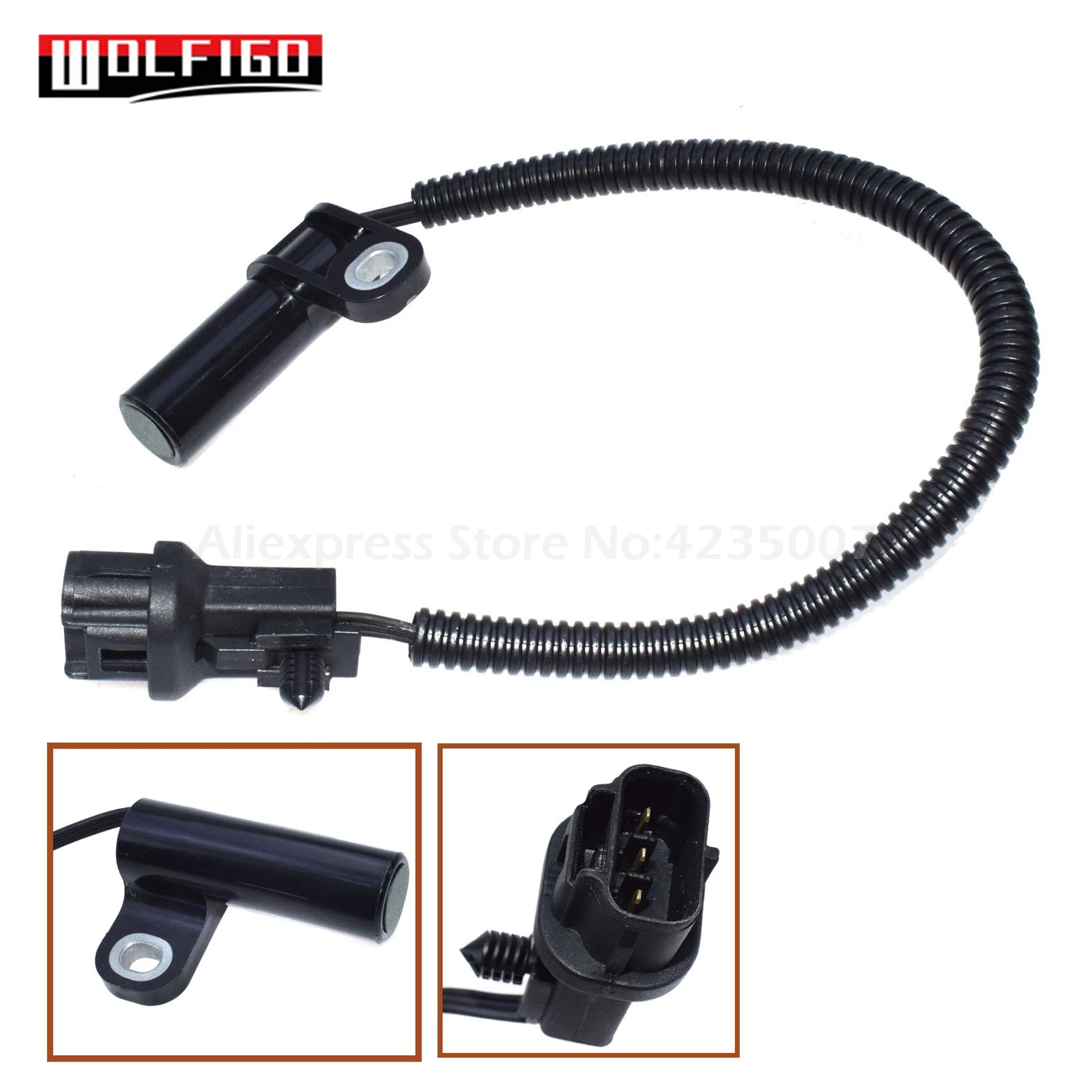 Датчик коленчатого вала WOLFIGO для Jeep Grand Cherokee TJ Wrangler 4.0L 56027868 56027868AB 56027868AC 4897189AA 04897321AA