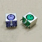 Мини 6PIN розеточная часть соединителя PS2 Джек коврик для мыши и клавиатуры с разъемом для подключения к MDC-6-19 КМС