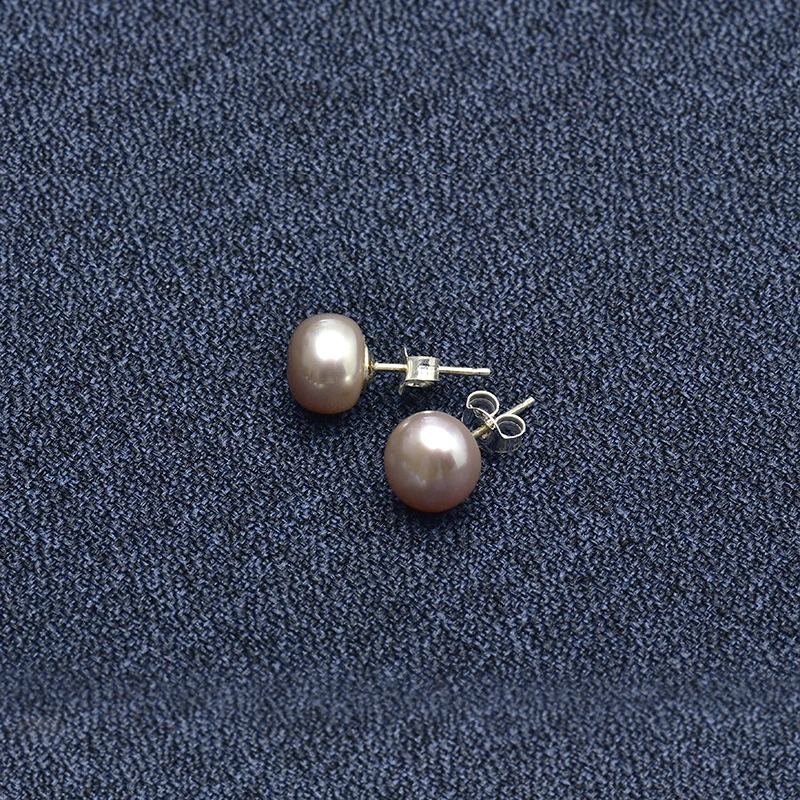 New Fashion Sliver Color Natural Pearls 6-7mm Making For 925 Sterling Silver Freshwater Earrings DIY Design H567 | Украшения и