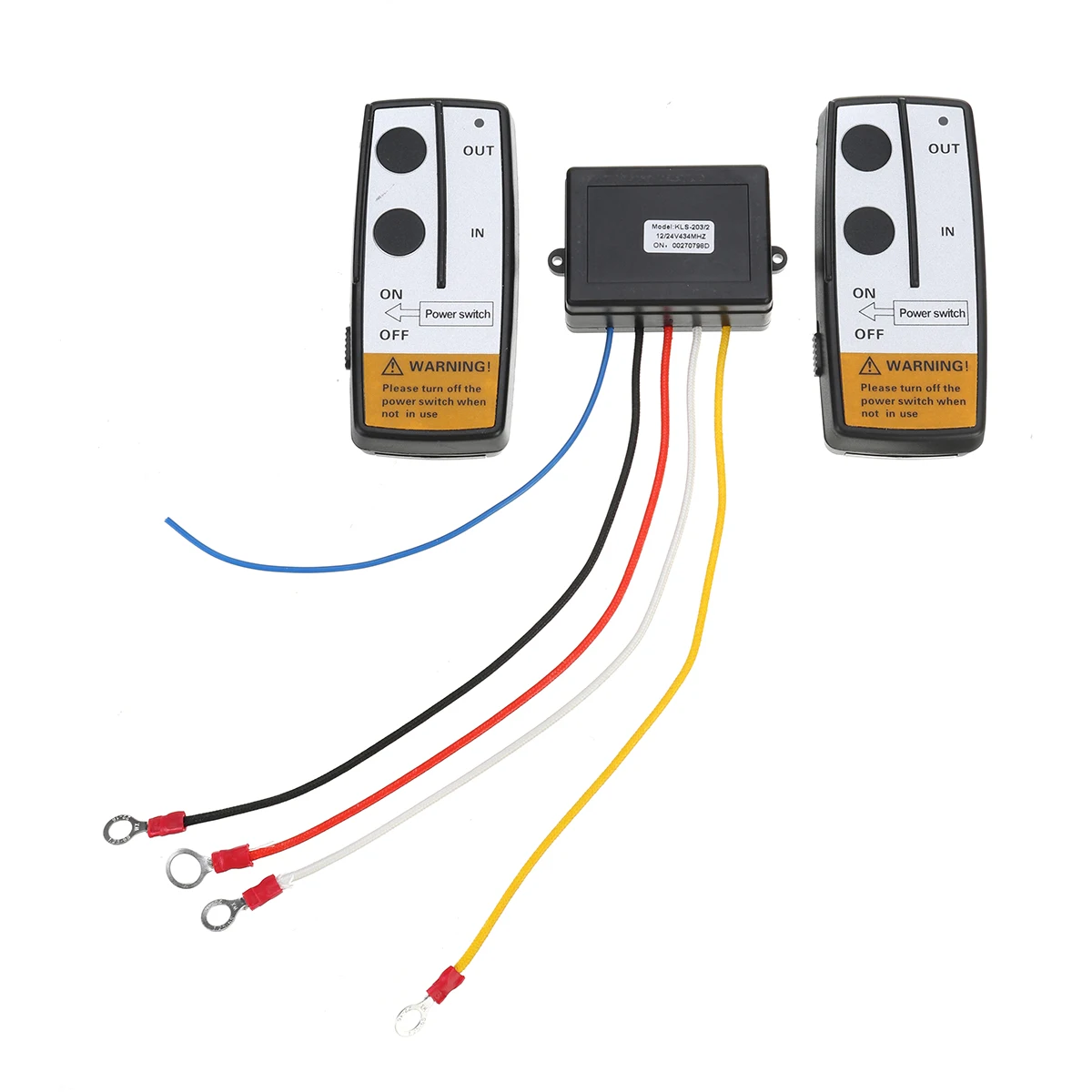 Универсальный 3 шт./компл. 24 В 433 футов рекуперативный лебедка кран беспроводной