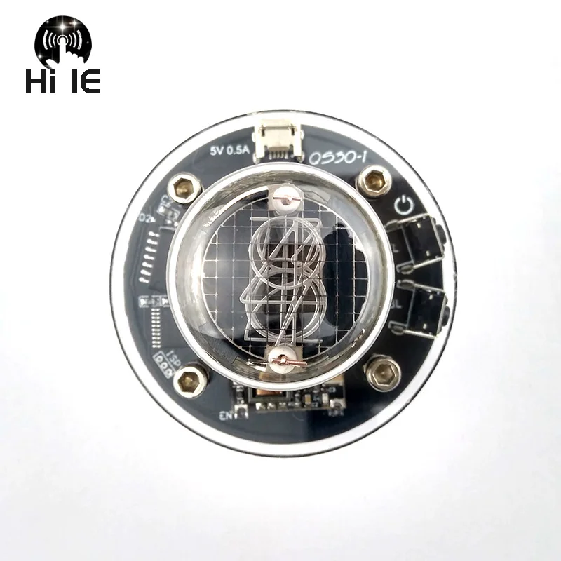 Светящаяся трубка QS30 часы 1 бит встроенная фотолампа светящаяся RGB светодиодные