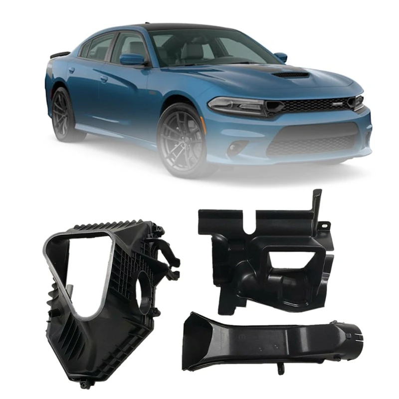 

For Dodge Charger SRT Scat Pack Daytona Hellcat Ram 2017 - 2021 Air Box & Tube Shield 68175164AC 68240171AA 68228902AB