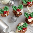 2 шт., формочки для мастики, шоколада, десерта в форме листа PI669