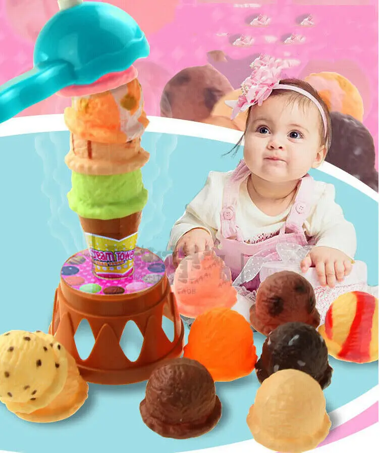 

Игрушки для мороженого, игрушки для детей, Милая модель еды, обучающая игрушка для детей, ролевая игра, модель баланса, семейная настольная и...