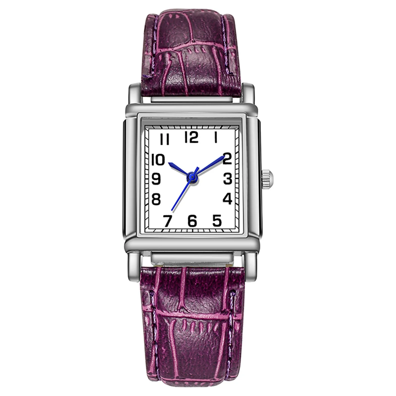

Multicolor Women's Watches Korean Casual Quartz Watches Leather Band Ladies Belt Watches Square Wristwatches Elegant
