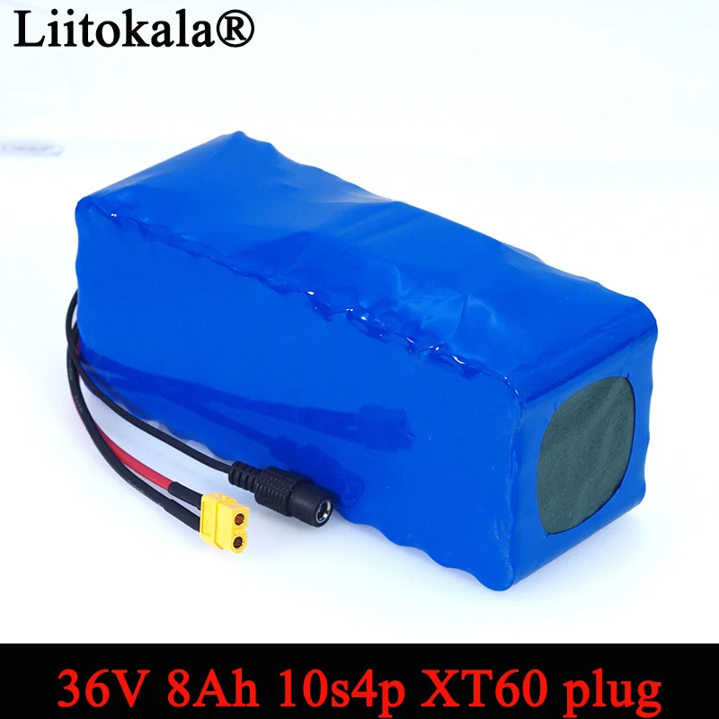 

Liitokala 36V 8Ah 10S4P 18650 аккумуляторная батарея модифицированные велосипеды, Электромобиль 42v защита с BMS резервного питания