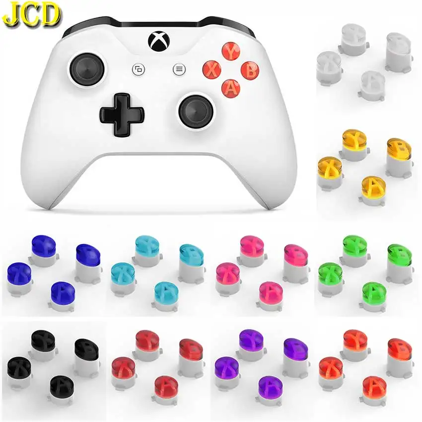 JCD 1 Набор сменных кнопок ABXY Mod Kit для контроллер Xboxone прозрачная кнопка Xbox One Slim / Elite