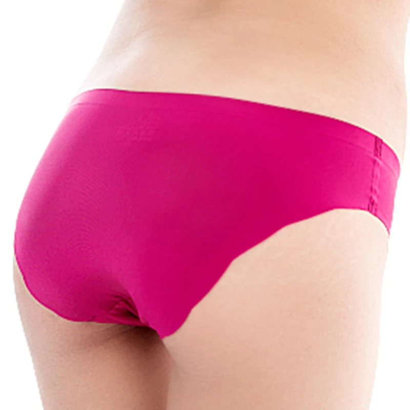 Набор из 12 однотонных ультратонких женских бесшовных хипстерских трусиков