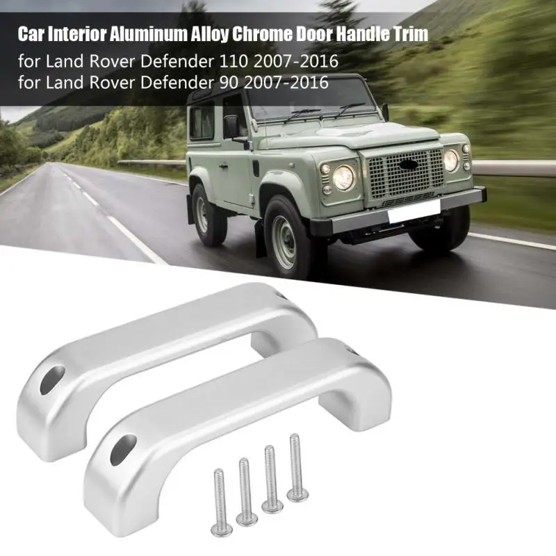 Интерьер автомобиля алюминиевый сплав хромированная дверная ручка отделка для