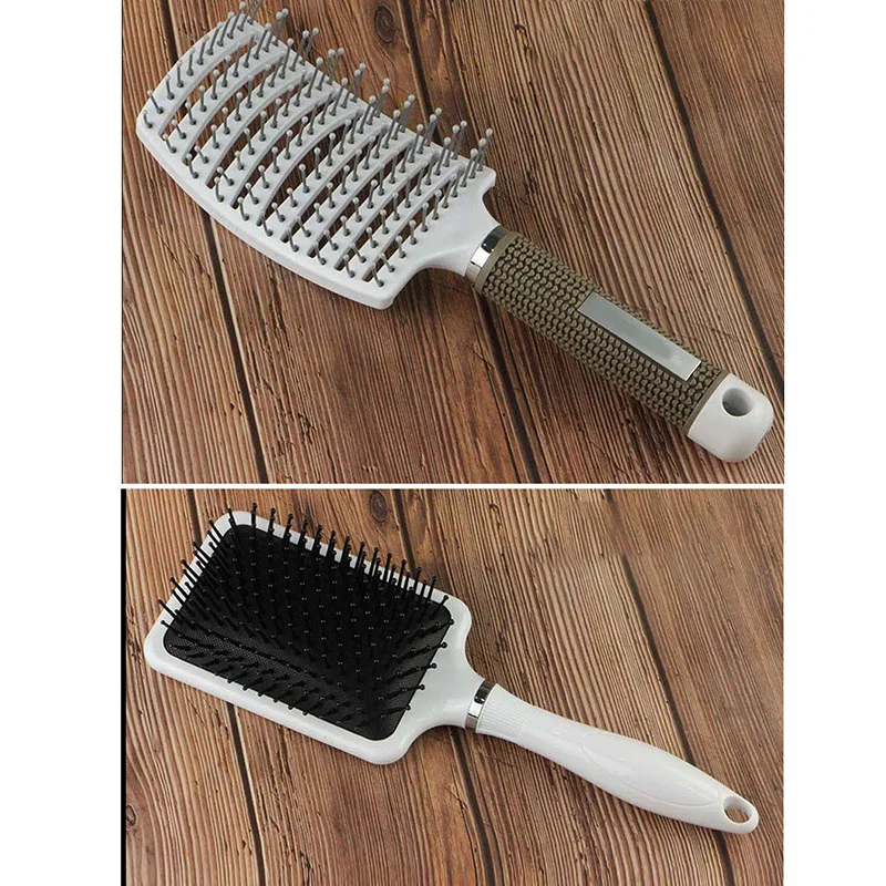 

Professional Hair Brushes Comb Set Women Ladies Hair Care Massage Hairbrush Wet/Dry Curly Styling Tool