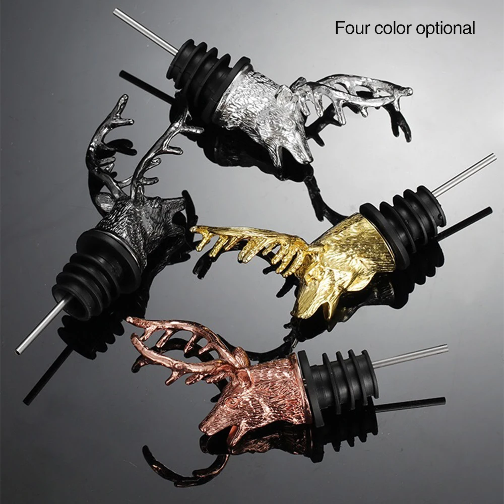 Пробка для винной бутылки из цинкового сплава с оленем насадка вина уникальные