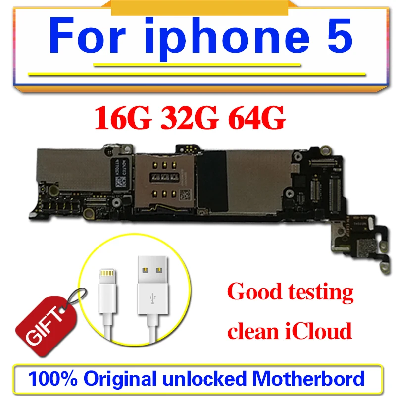 Заводская Разблокировка для iphone 5 5g материнская плата с полным чипом 100%