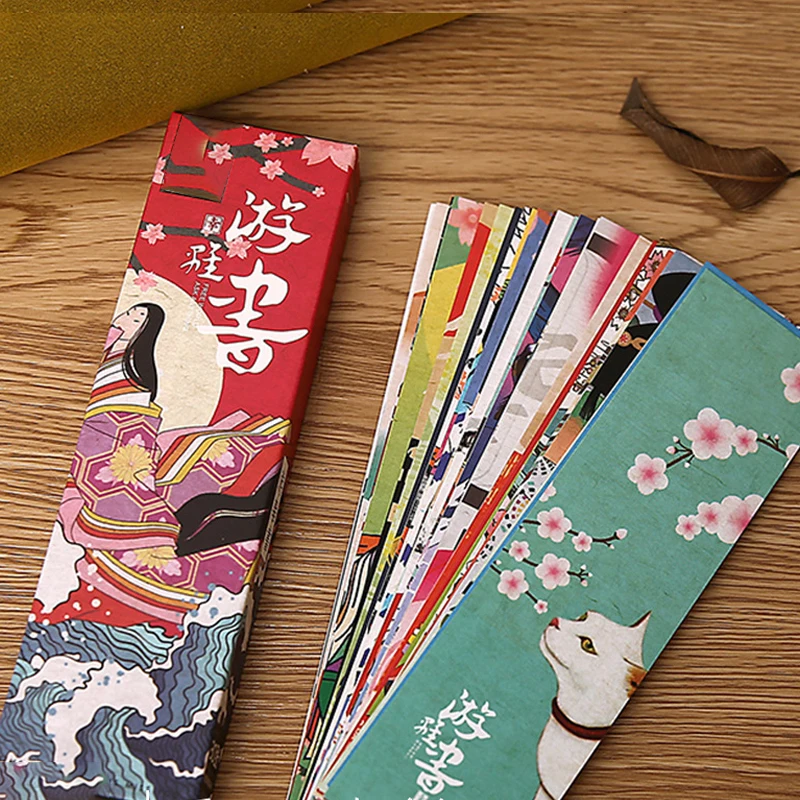 30 шт./лот японская бумага закладки для книг маркеры книжного держателя милые