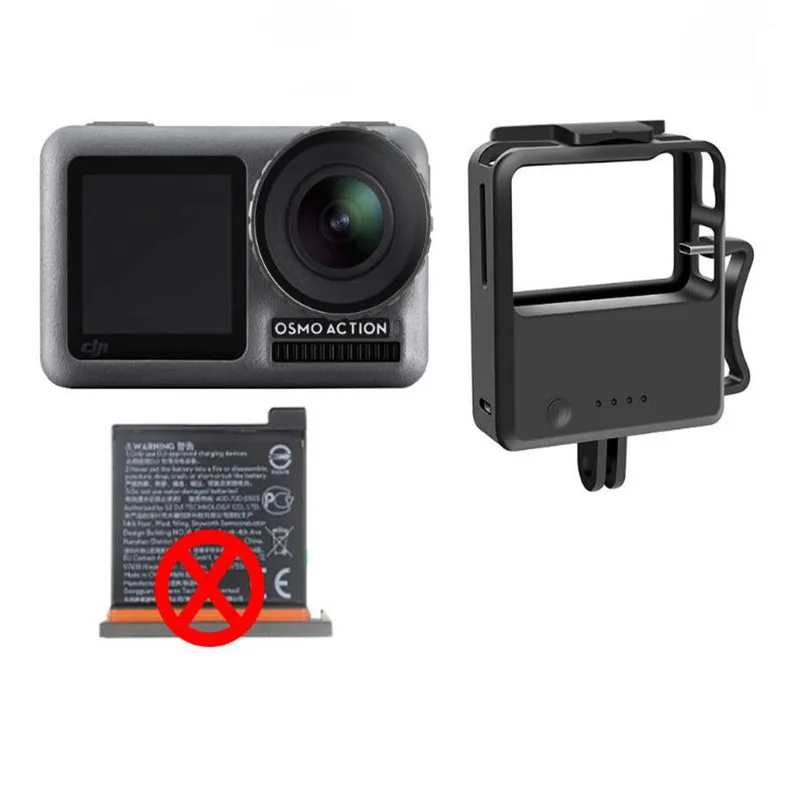 Зарядное устройство для мобильной камеры Задний зажим запасная внешняя батарея