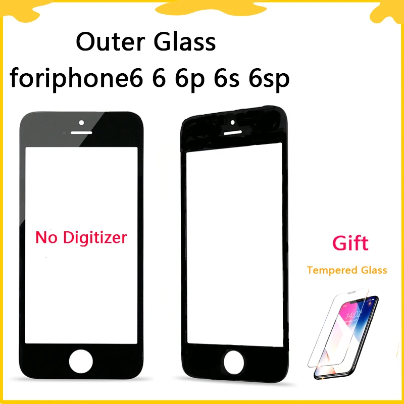 Лучшее стекло сенсорного экрана для Iphone 6 6p 6s 6sp сенсорный экран переднее объектив