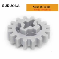 guduola parts 94925 gear 16 tooth building block set moc model assembles particles educational bricks toys 40pcslot