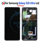 Для Samsung Galaxy S20 Ultra Lcd G988 G988F G988BDS с рамкой дисплей сенсорный экран дигитайзер для Samsung s20 Ultra S20Ultra