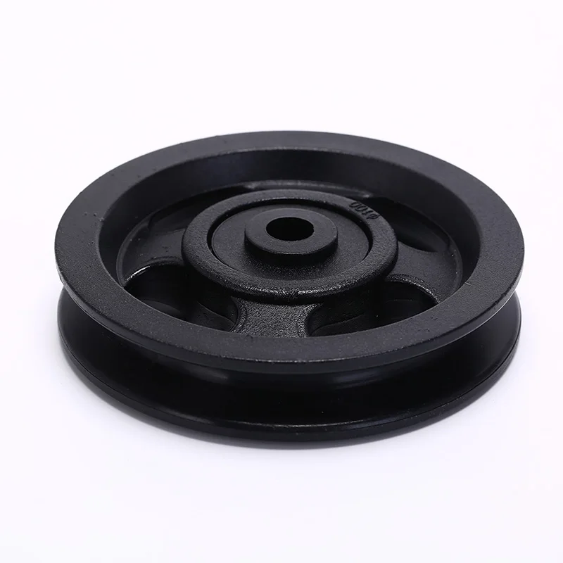 

50mm/90mm/100mm DiameterUniversal External Wearproof Nylon Bearing Pulley Wheel Cable Gym Fitness Equipment Part Color Randomly