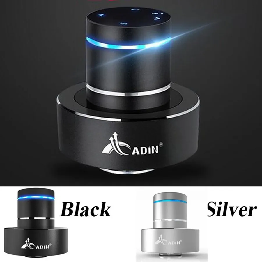 Adin 26w Portable Metal Vibration Resonance Bluetooth Speaker Touch Mini Bass Wireless Music Subwoofer Mic Music Speakers Phone enlarge