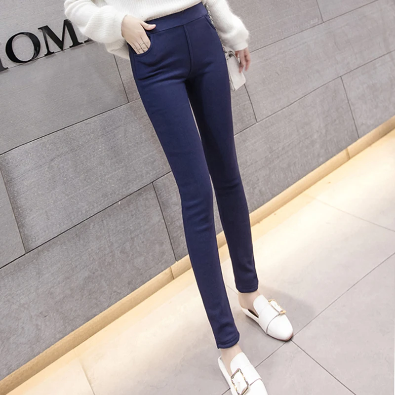 Женские вельветовые брюки add теплые эластичные облегающие брюки-карандаш