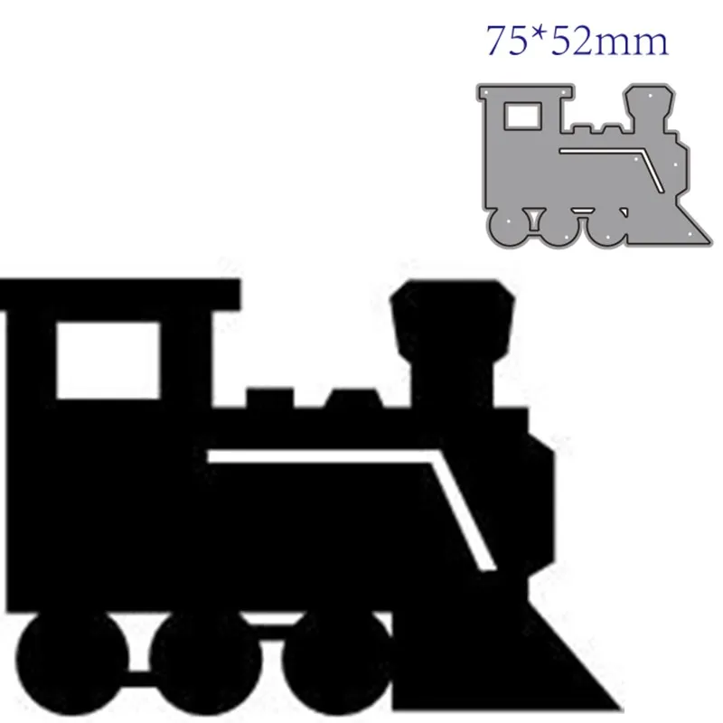 

Metal Cutting Dies Cut Mold train Decoration Scrapbook Paper Craft Knife Mould Blade Punch Stencils