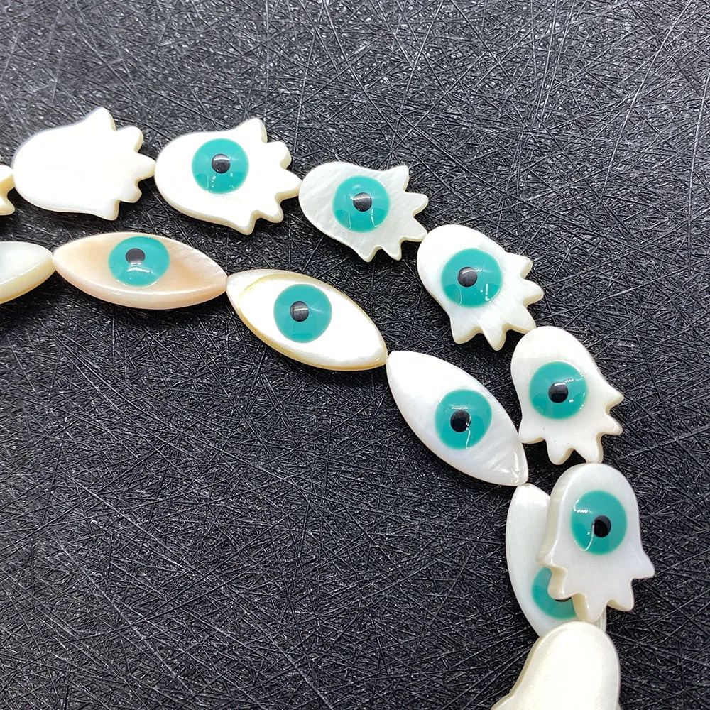 

Natural Sea Shell Horse Eye Shell Colored Irregular Shape Beads DIY Making Charm Men's and Women's Jewelry Accessories Wholesale