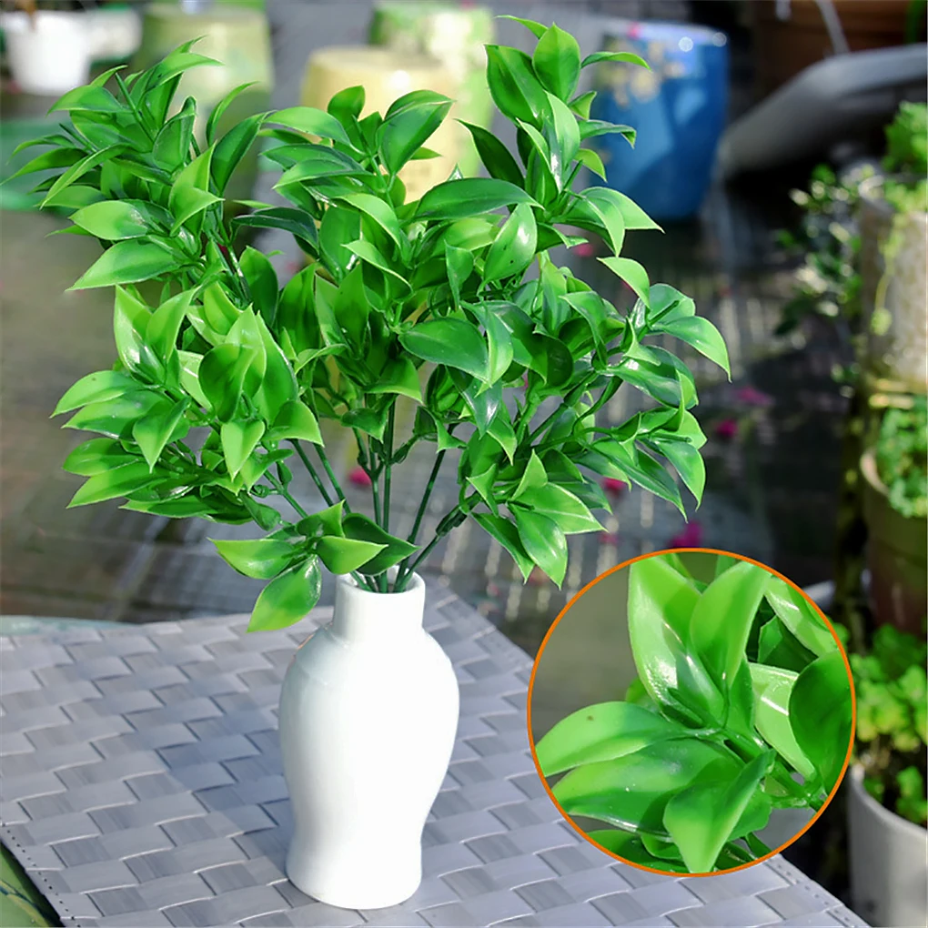 Искусственный апельсин листья искусственные растения пейзаж ПВХ для дома офиса