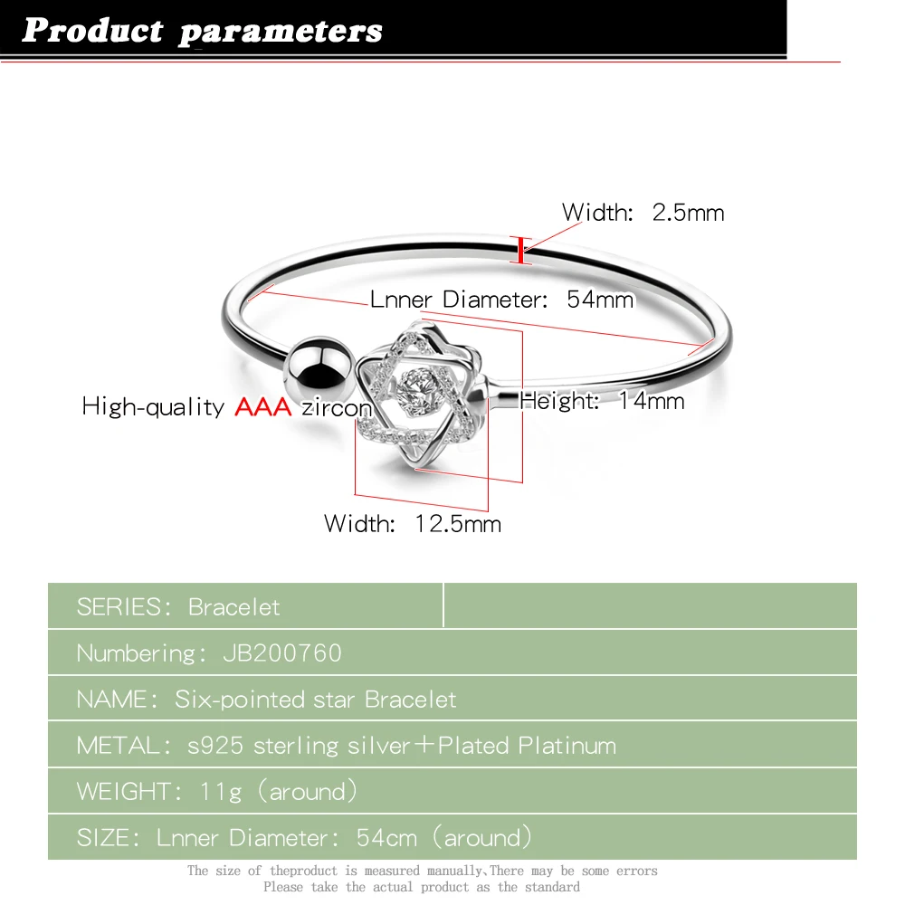 Новые бусины из стерлингового серебра 925 шесть браслеты со звездами и для женщин