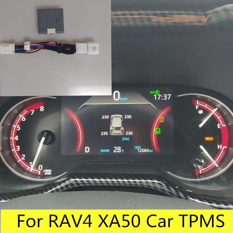 Умная Автомобильная TPMS система контроля давления в шинах цифровой ЖК-дисплей
