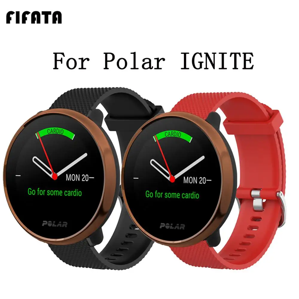 Силиконовый браслет FIFATA 20/22 мм для полярного воспламенения Xiaomi Huami GTS/Amazfit GTR 47 мм/42