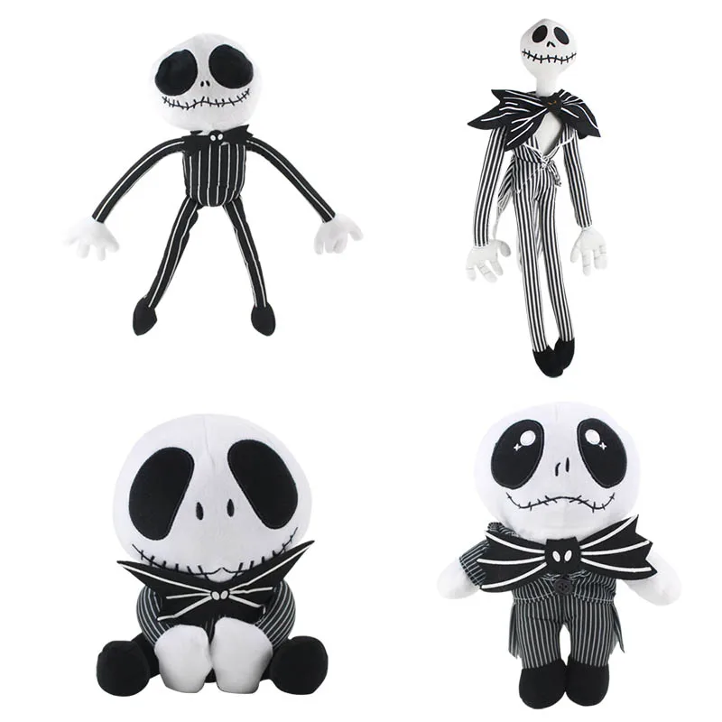 17-50 см Кошмар перед Рождеством Джек кость скелет череп плюшевые мягкие игрушки